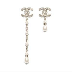 Chanel Pearl Drop Earrings